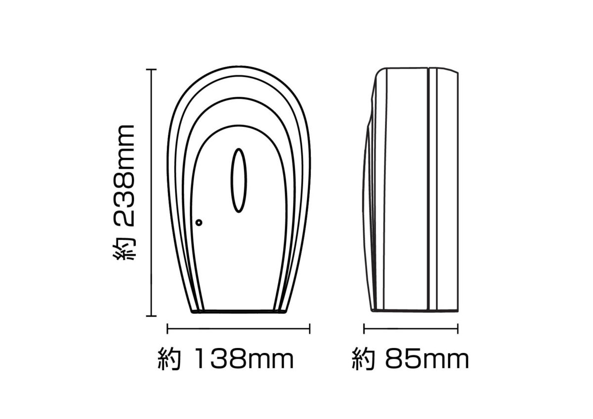 壁付け型センサー式ディスペンサー ADW-1000S | 株式会社ダイト